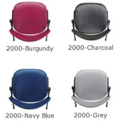 Stack Chair with P Flip Up Tablet Arm
