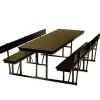 Standard Cafeteria Bench Tables w/ Back