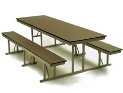 Standard Cafeteria Bench Tables