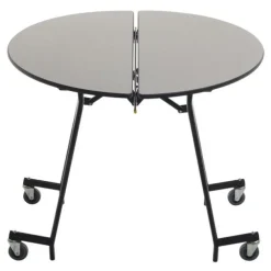 Standing Height Round Mobile School Cafeteria Tables