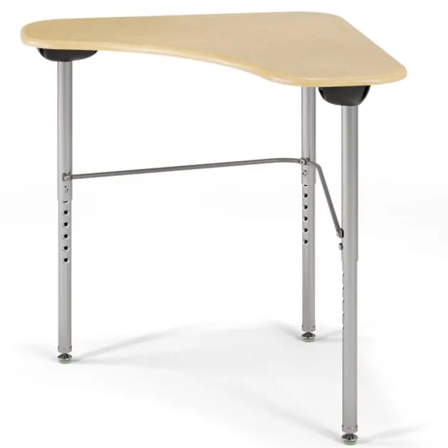Stealth Flexible Collaborative Student Desk- Hard Plastic Top