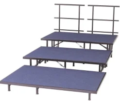 Straight Riser Set w/ Carpet Surface