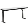 ST Series Dry Erase Folding Seminar Tables w/ Offset Legs