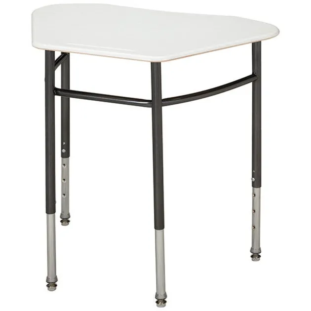 24 Student Classroom Package w/ 18"H Omnia Chairs & Hexagon Solid Plastic Desks (5th-Adult)
