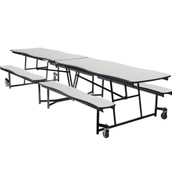 Swerve Mobile Bench Tables