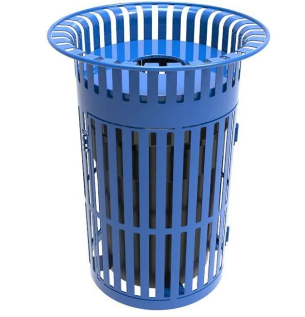 Swing Door Trash Receptacle