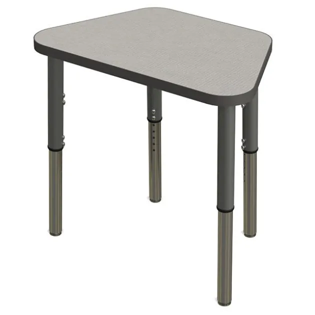 Synergy Collaborative Student Desk (31'' x 20'') Trapezoid