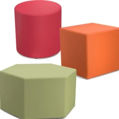 Synergy Series Soft Seating Ottoman Stools