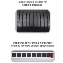 8-Tablet Wall Mount or Desktop Charging Station