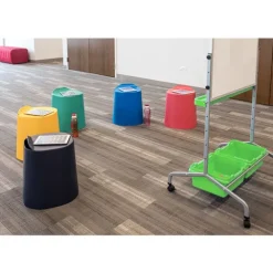 TailFin Plastic Stackable Stool Package