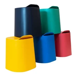 TailFin Plastic Stackable Stool Package