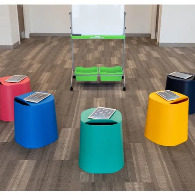 TailFin Plastic Stackable Stool Package
