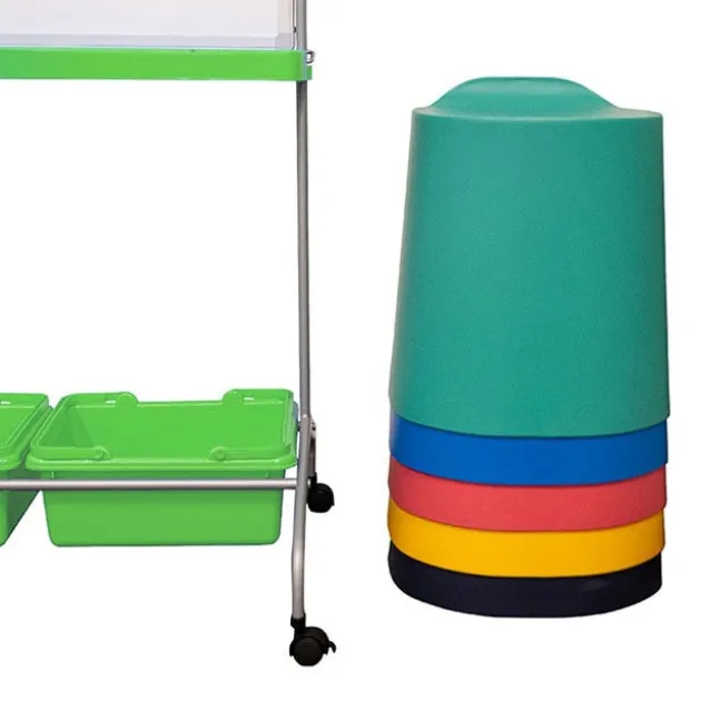 TailFin Plastic Stackable Stool Package