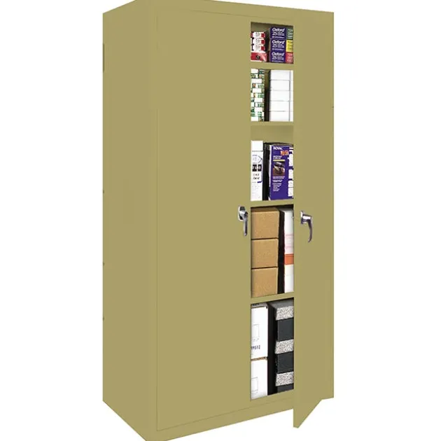 Takeover Storage Cabinet w/ One Fixed Shelf & Three Adjustable Shelves (36" W x 18" D x 66" H)