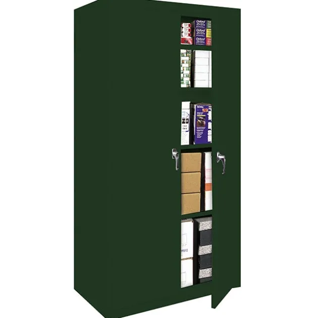 Takeover Storage Cabinet w/ One Fixed Shelf & Three Adjustable Shelves (36" W x 18" D x 66" H)