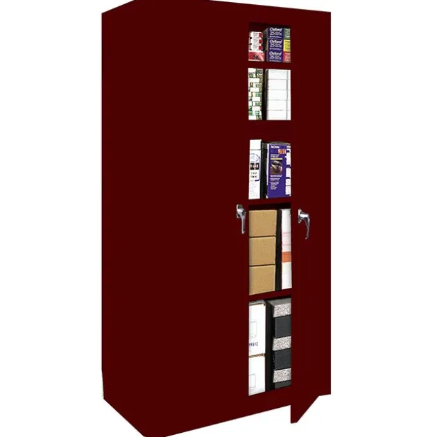 Takeover Storage Cabinet w/ One Fixed Shelf & Three Adjustable Shelves (36" W x 18" D x 66" H)