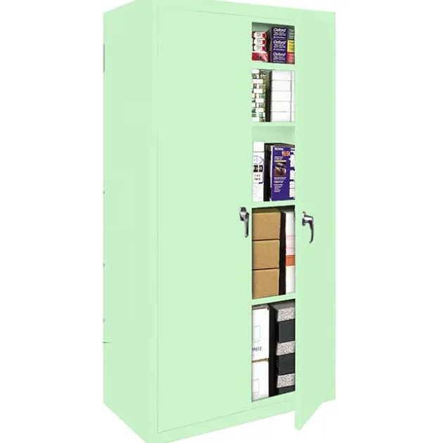 Takeover Storage Cabinet w/ One Fixed Shelf & Three Adjustable Shelves (36" W x 18" D x 66" H)