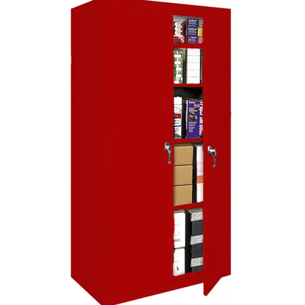 Takeover Storage Cabinet w/ One Fixed Shelf & Three Adjustable Shelves (36" W x 18" D x 66" H)