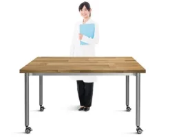 Tall Butcher Block Versatilis Non-Folding Tables