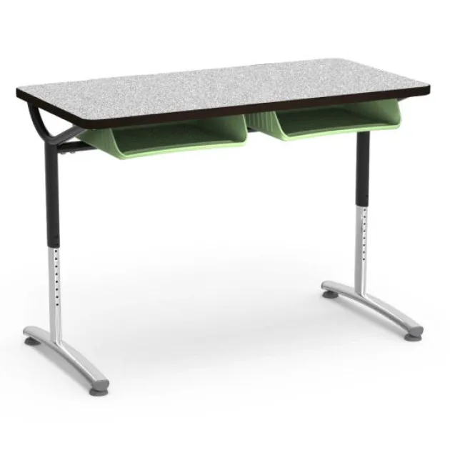 Text Double Open Front School Desk