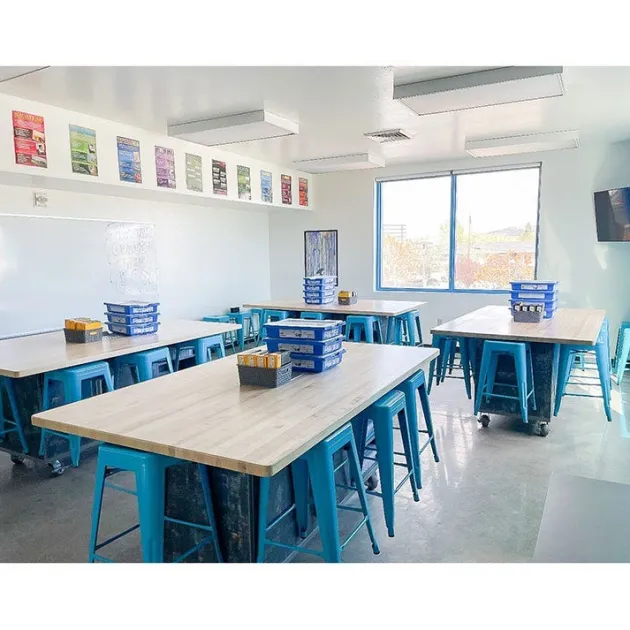The Ed 8 Table w/ 8 Stools