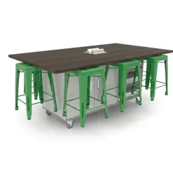 The Ed 8 Table w/ 8 Stools