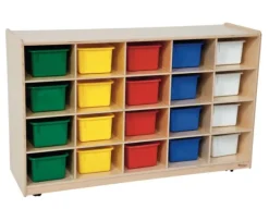Tip-Me-Not Tray Storage