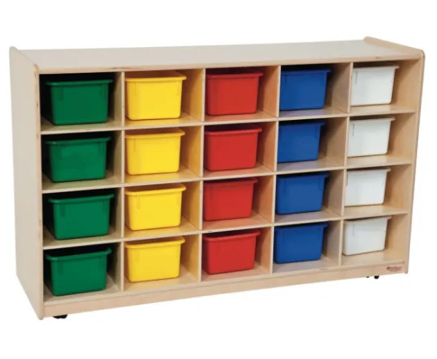 Tip-Me-Not Tray Storage