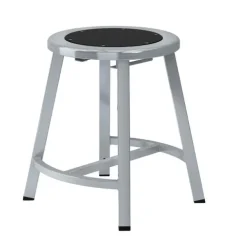 Titan Makerspace Butcher Block Table (30" x 72") with Four Titan Stools (18" H) Package