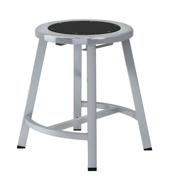 Titan Makerspace Butcher Block Table (30" x 72") with Four Titan Stools (18" H) Package