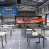 Titan Makerspace Lab Table with Phenolic Top by NPS