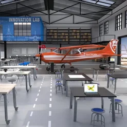 Titan Makerspace Lab Table with Phenolic Top by NPS