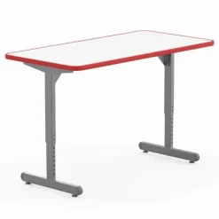 T-Leg Adjustable Height Two-Student Desks