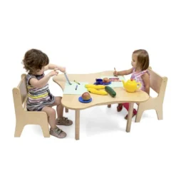 Toddler Flower Table and Two Chair Set