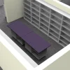 Tomah Adjustable Shelf & 2 Doors Laminate Top Workstation