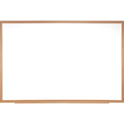 Traditional Porcelain Magnetic Whiteboard- Wood Frame