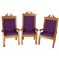 Traditional Style Center Pulpit Clergy Chair