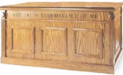 Traditional Style Closed Communion Table