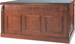 Traditional Style Closed Communion Table