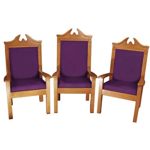 Traditional Style Side Pulpit Clergy Chair