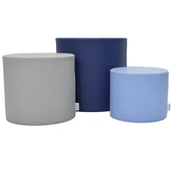 Tranquility Ottoman Trio Stool Set