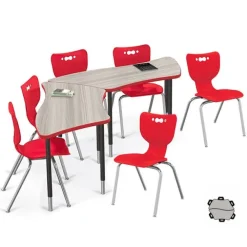 Trapezoid Creator Table & Hierarchy Chair Package