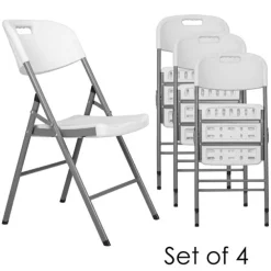Trestle Blow Molded Folding Chairs