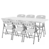 Trestle Folding Table and Chair Sets