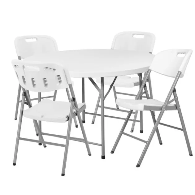 Trestle Folding Table and Chair Sets