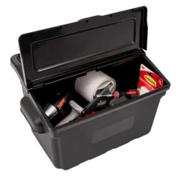 Triple Shelf XL Utility Cart with Dual Outrigger Bins