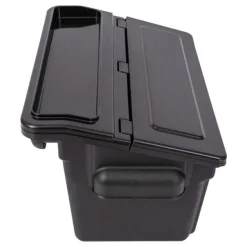 Triple Shelf XL Utility Cart with Dual Outrigger Bins