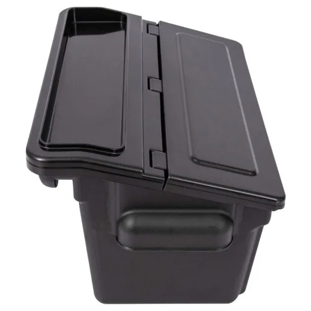 Triple Shelf XL Utility Cart with Dual Outrigger Bins