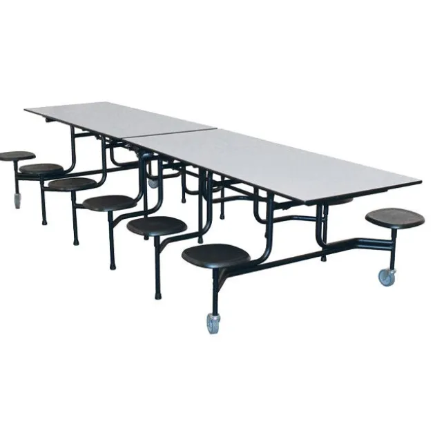 59TV Mobile Stool Cafeteria Table (12')