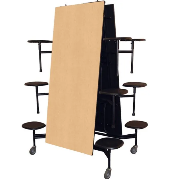 59TV Mobile Stool Cafeteria Table (12')